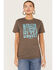 Image #1 - Kerusso Women's Sweet Tea Short Sleeve Graphic Tee, Brown, hi-res