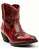 Image #1 - Shyanne Women's Sawyer Omaha Goat Western Fashion Booties - Round Toe , Red, hi-res