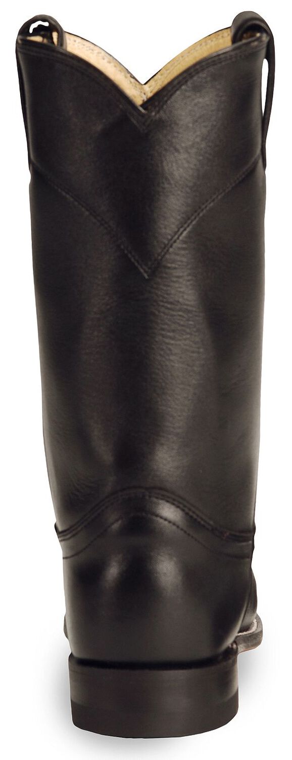 Image #7 - Justin Women's Original Black Roper Boots - Round Toe, , hi-res