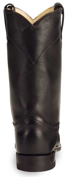 Image #7 - Justin Women's Original Black Roper Boots - Round Toe, Black, hi-res