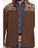 Image #3 - RANK 45&reg; Men's Fairfield Southwestern Yoke Softshell Jacket, Coffee, hi-res