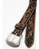 Image #2 - Roper Men's Southwestern Tooled Belt , Brown, hi-res