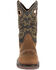 Georgia Boot Men's Carbo-Tec LT Waterproof Western Work Boots - Steel Toe, Black/brown, hi-res