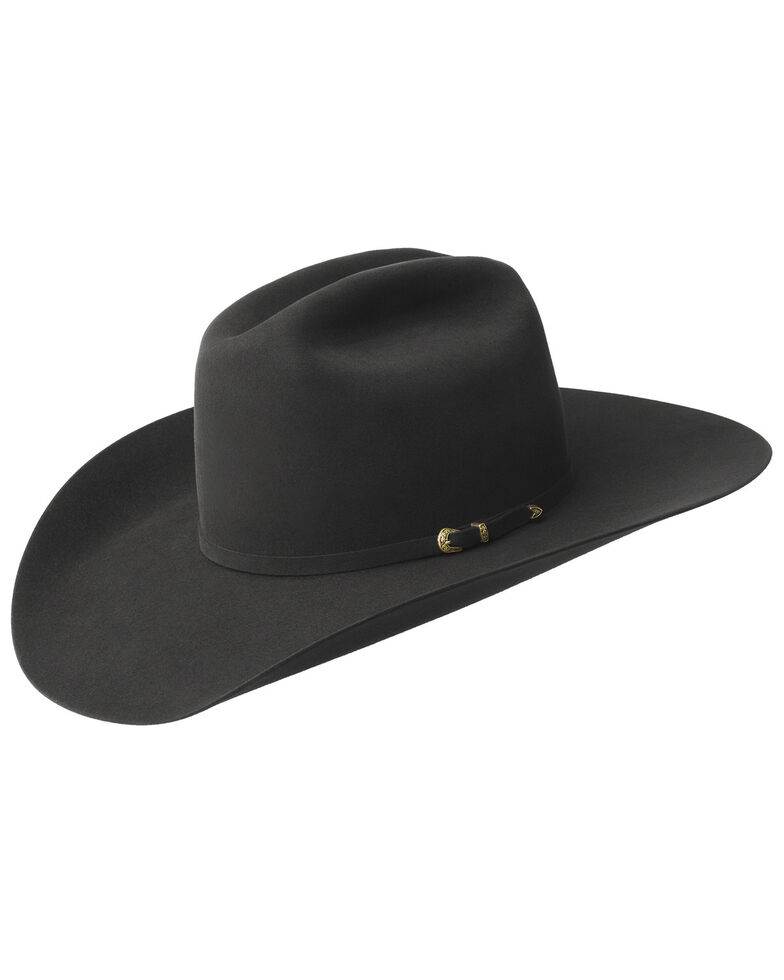 Bailey Men's Gage 10X Fur Felt Cowboy Hat, Black, hi-res