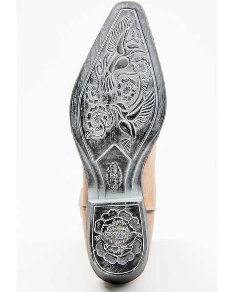 Image #7 - Laredo Women's Brandie Western Boots - Snip Toe, Cognac, hi-res