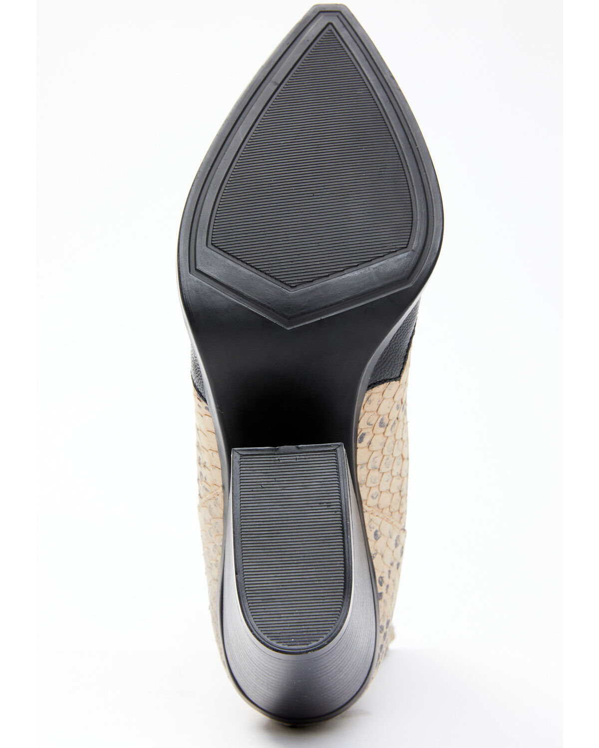 Image #7 - Dan Post Women's Snake Print Fashion Booties - Round Toe, Black, hi-res
