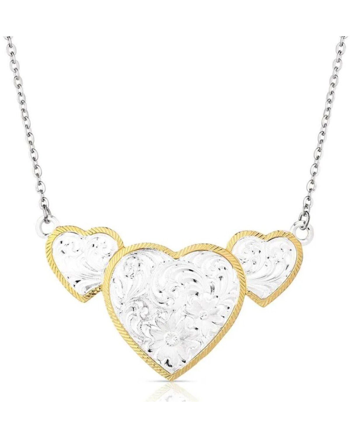 Image #1 - Montana Silversmiths Women's Pure Heart Necklace, Multi, hi-res