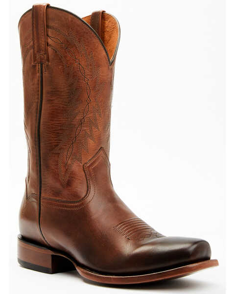 Cody James Men's Handcrafted Western Boots - Square Toe , Brown, hi-res