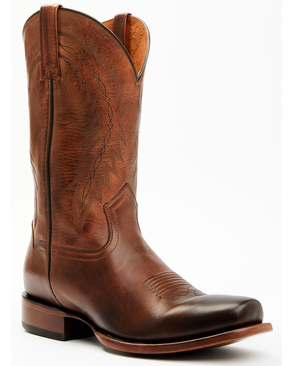 Image #1 - Cody James Men's Handcrafted Western Boots - Square Toe, Brown, hi-res