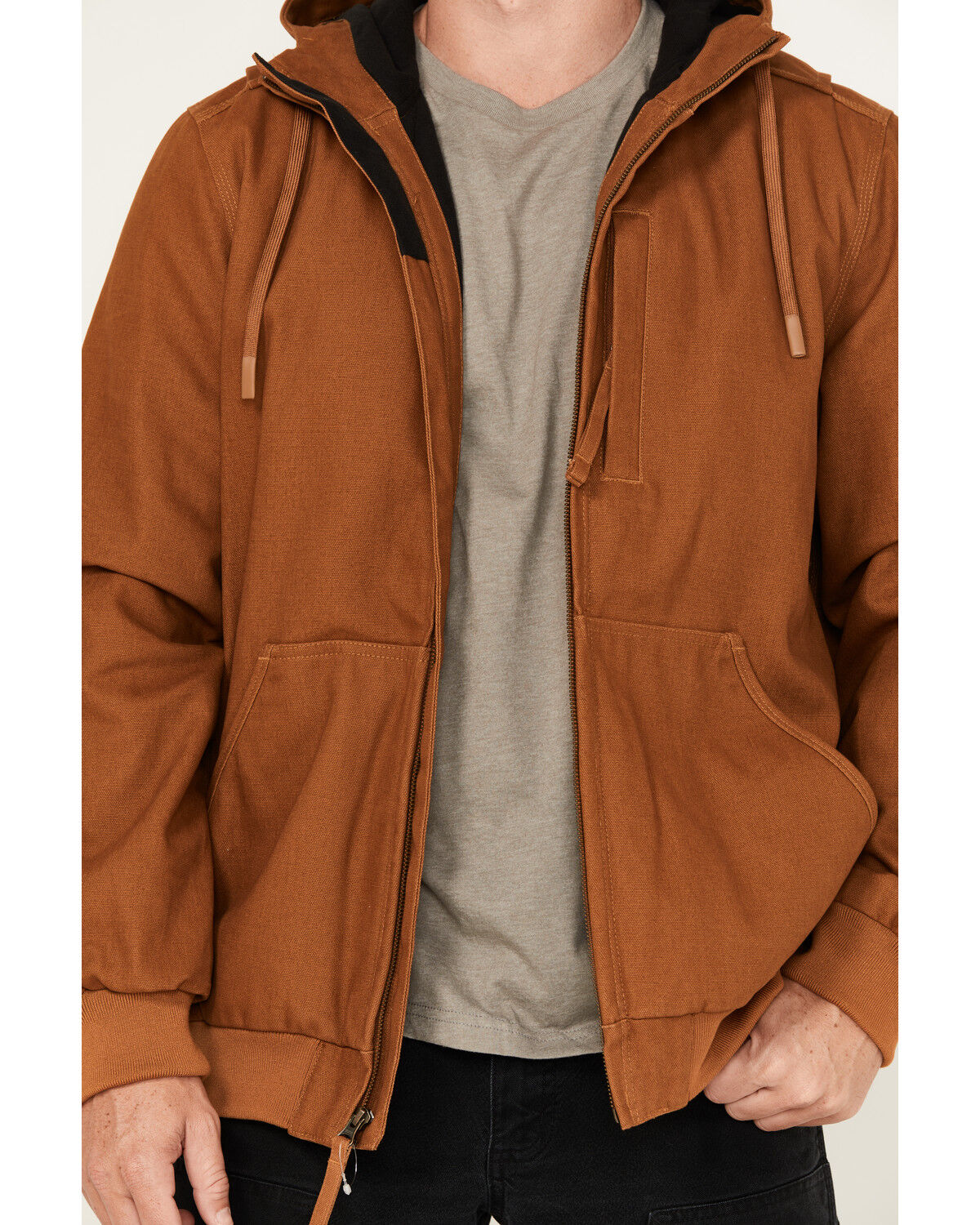 Image #3 - Hawx Men's Wolcott Hooded Bomber Jacket, Rust Copper, hi-res