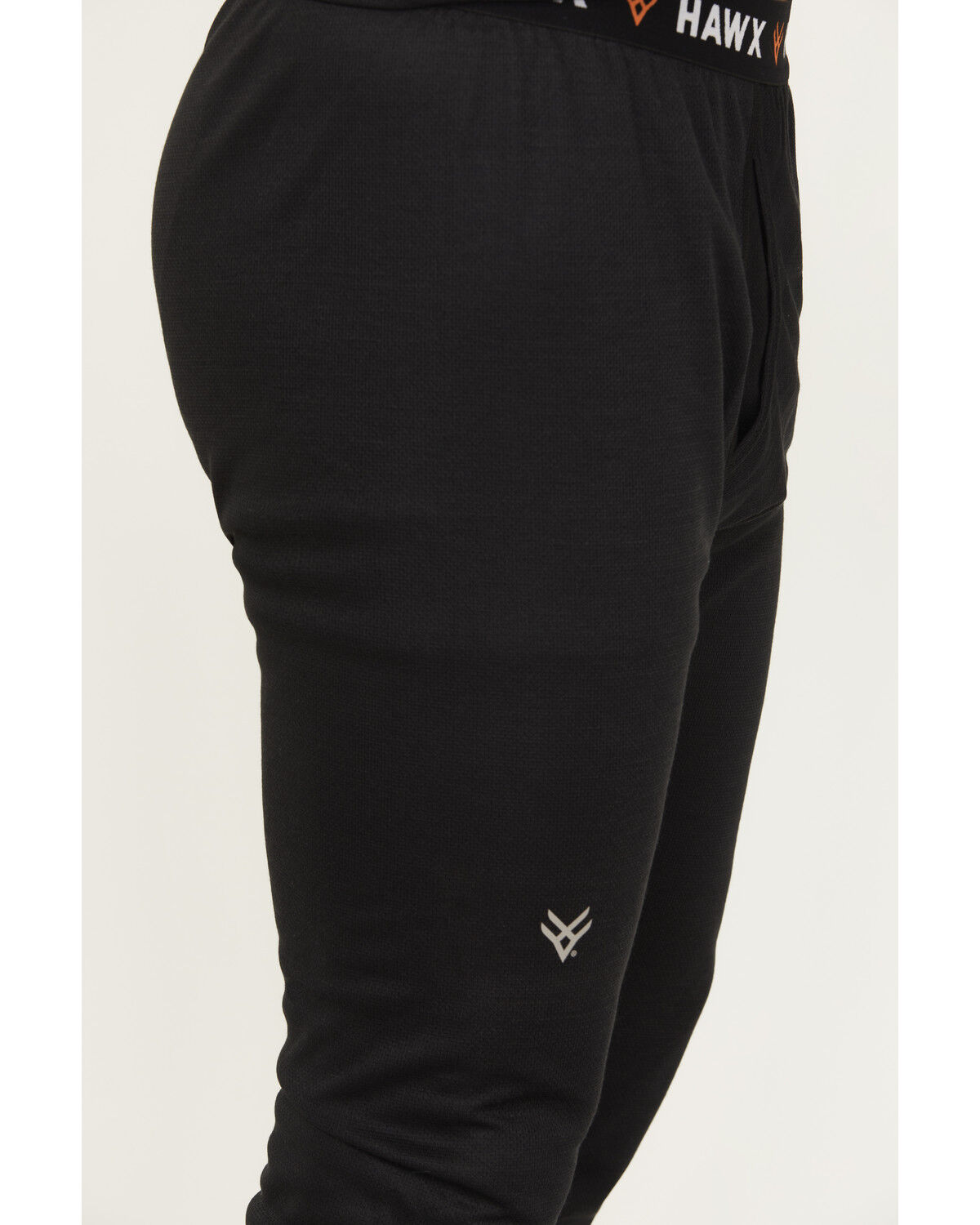 Image #2 - Hawx Men's Midweight Baselayer Crew Thermal Work Pants, Black, hi-res