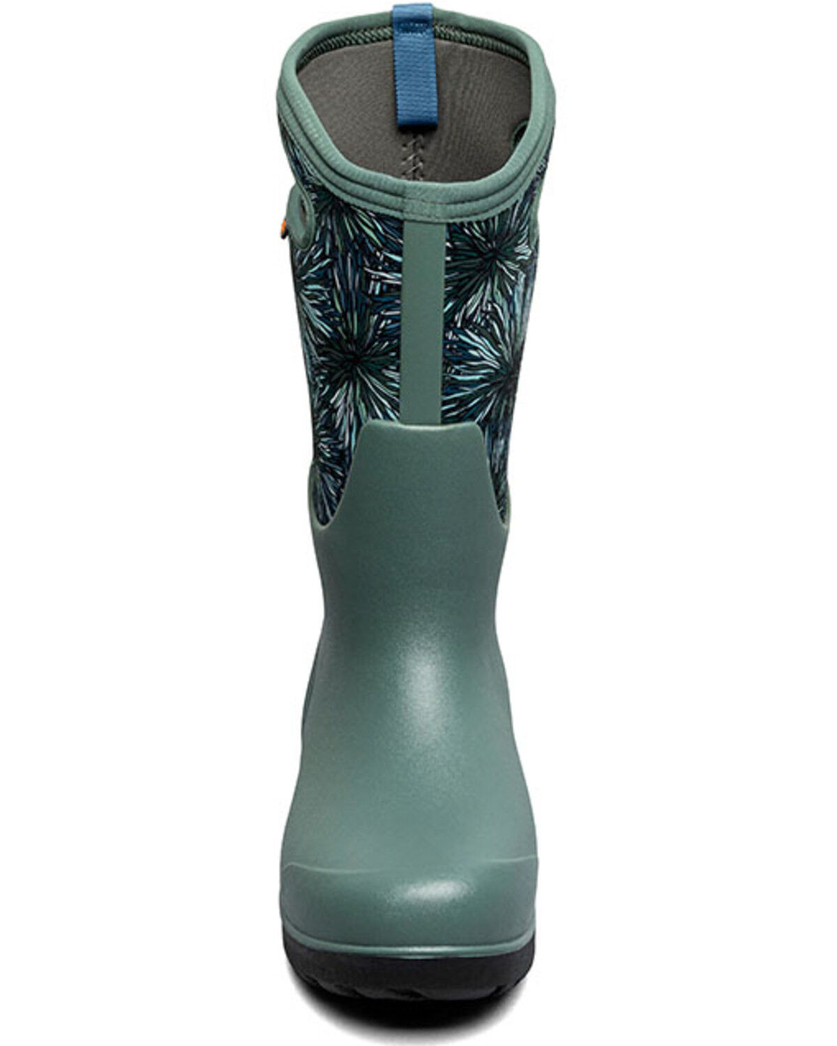 Image #4 - Bogs Women's Beo-Classic Firework Floral Rain Boots - Round Toe, Loden, hi-res