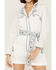 Image #2 - Driftwood Women's Embroidered Floral Shortall Romper, White, hi-res