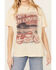 Image #3 - Cleo + Wolf Women's Bryce Short Sleeve Graphic Tee, Oatmeal, hi-res