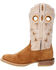 Image #3 - Durango Women's Lady Rebel Pro Cashew Western Boots - Broad Square Toe, Cream/brown, hi-res