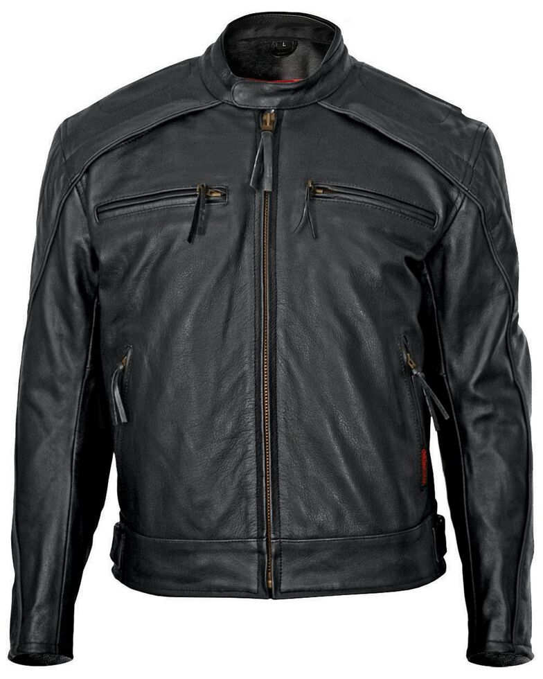 Milwaukee Motorcycle Scooter Leather Jacket Big & Tall Country