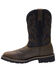 Wolverine Men's Rancher Waterproof Western Work Boots - Soft Toe, Black, hi-res