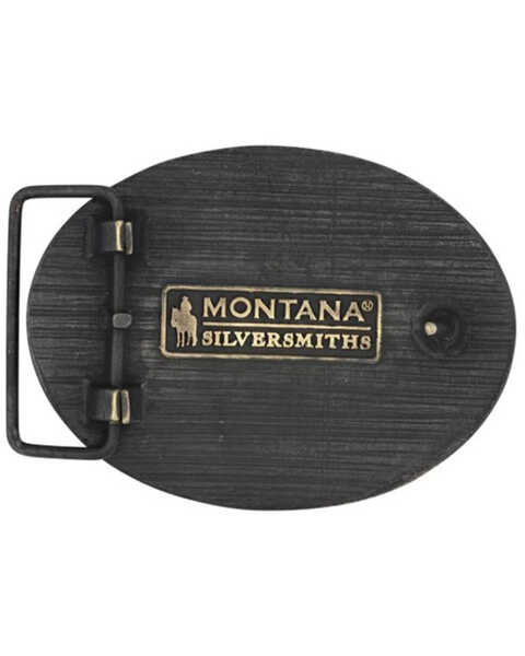 Image #2 - Montana Silversmiths Filigree Initial L Belt Buckle, Bronze, hi-res