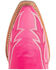 Image #6 - Ferrini Women's Scarlett Western Boots - Snip Toe , Hot Pink, hi-res