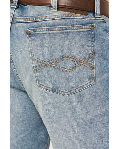 Image #4 - Wrangler 20X Men's Light Wash Shade Bootcut Stretch Jeans, Light Wash, hi-res