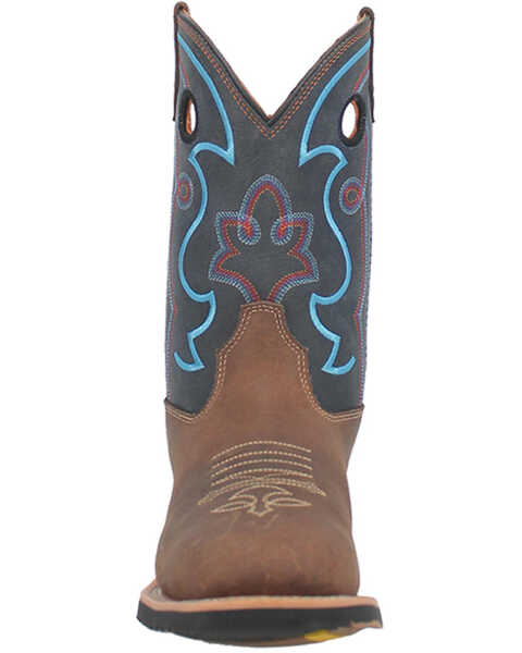 Image #4 - Dan Post Women's Jesse Western Performance Boots - Broad Square Toe , Brown, hi-res