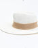 Image #3 - Nikki Beach Women's Shea Toyo Straw Western Fashion Hat , White, hi-res