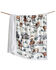 Image #2 - HiEnd Accents Ranch Life Western Toile Campfire Sherpa Throw, Black, hi-res