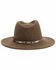 Cody James Men's Heather Loden Santa Fe Western Wool Hat , Olive, hi-res