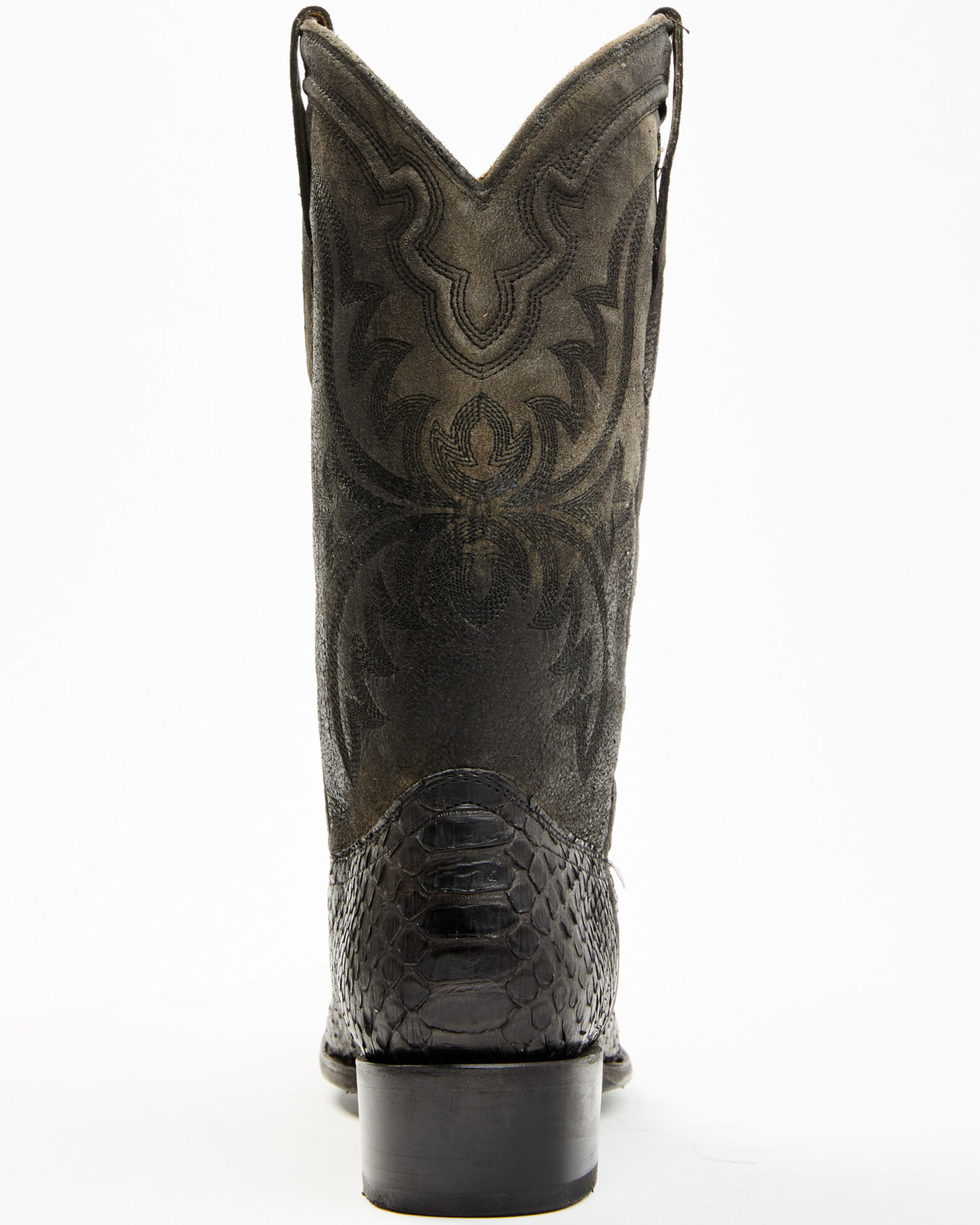 Image #5 - Corral Men's Exotic Python Western Boots - Square Toe, Black, hi-res
