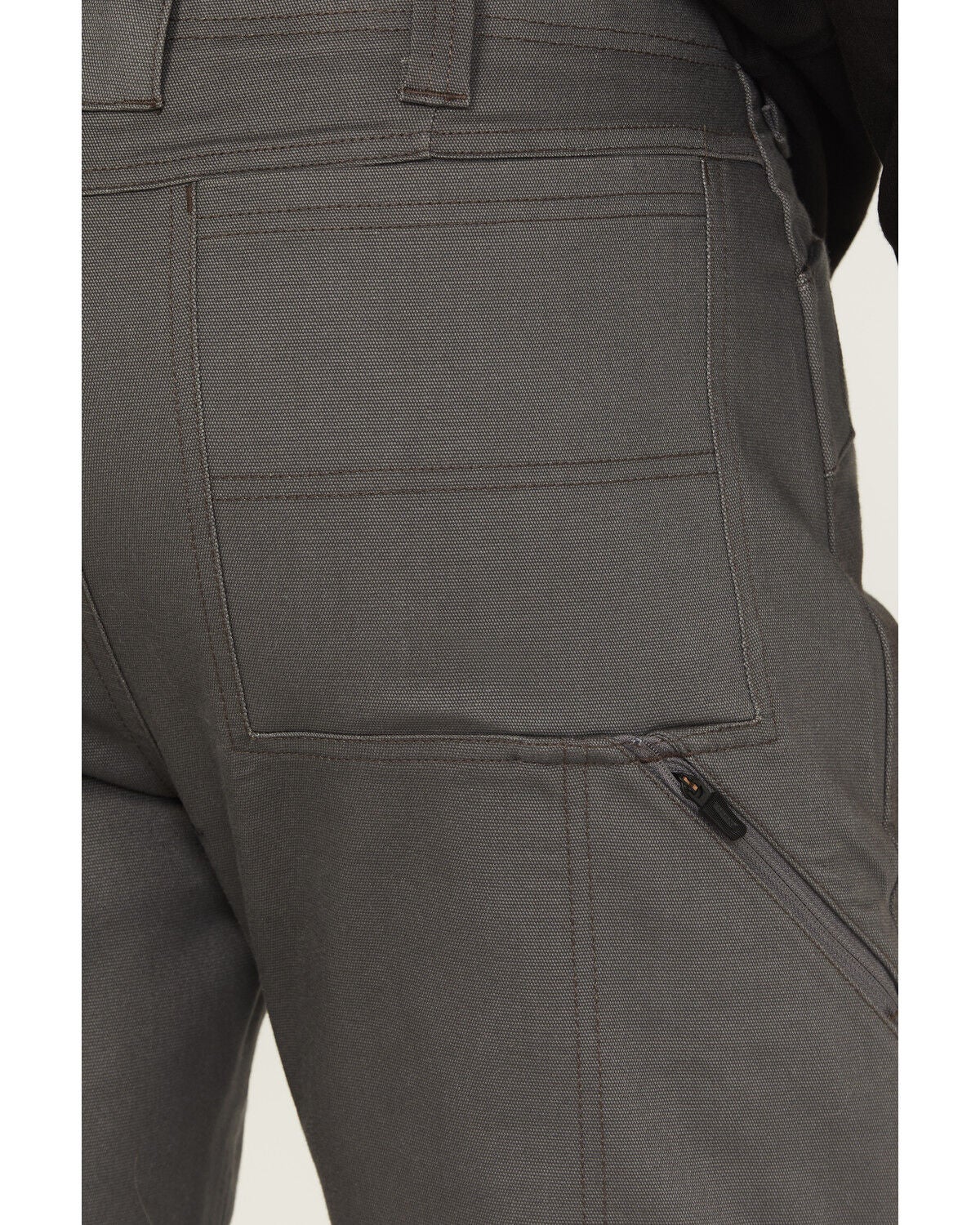 Image #4 - Dickies Men's Tradebuilt Duck Double Knee Work Pants, Charcoal, hi-res