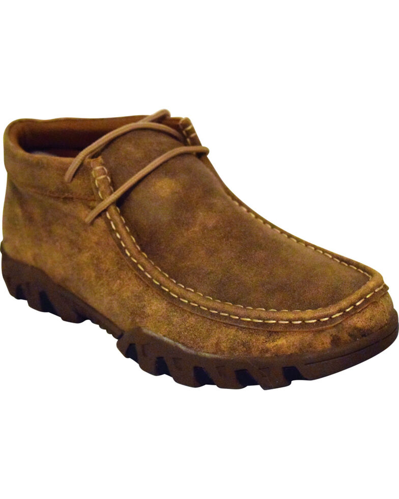 Ferrini Men's Mocha Rouge Casual Shoes - Moc Toe, Lt Brown, hi-res