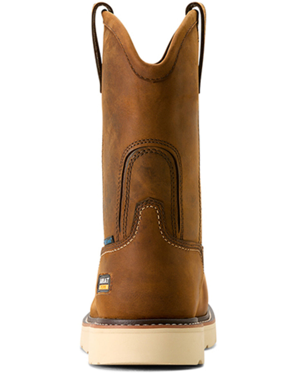 Image #3 - Ariat Men's Rebar Wedge Waterproof Work Boots - Composite Toe, Brown, hi-res