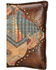 HiEnd Accents Ruidoso Square Pillow with Scalloping, Multi, hi-res