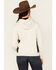 RANK 45 Women's Logo Embroidered Graphic Contrast Hoodie, Oatmeal, hi-res