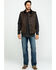 Image #6 - Cripple Creek Men's Enzyme Washed Cotton Concealed Carry Vest, Dark Brown, hi-res