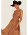 Image #4 - Scully Women's Lace-Up Jacquard Maxi Dress, Beige, hi-res