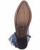 Image #5 - Circle G Women's Studded Suede Fringe Ankle Boots - Round Toe, Blue, hi-res