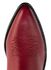 Image #6 - Abilene Women's Cowhide Western Boots - Round Toe, Red, hi-res