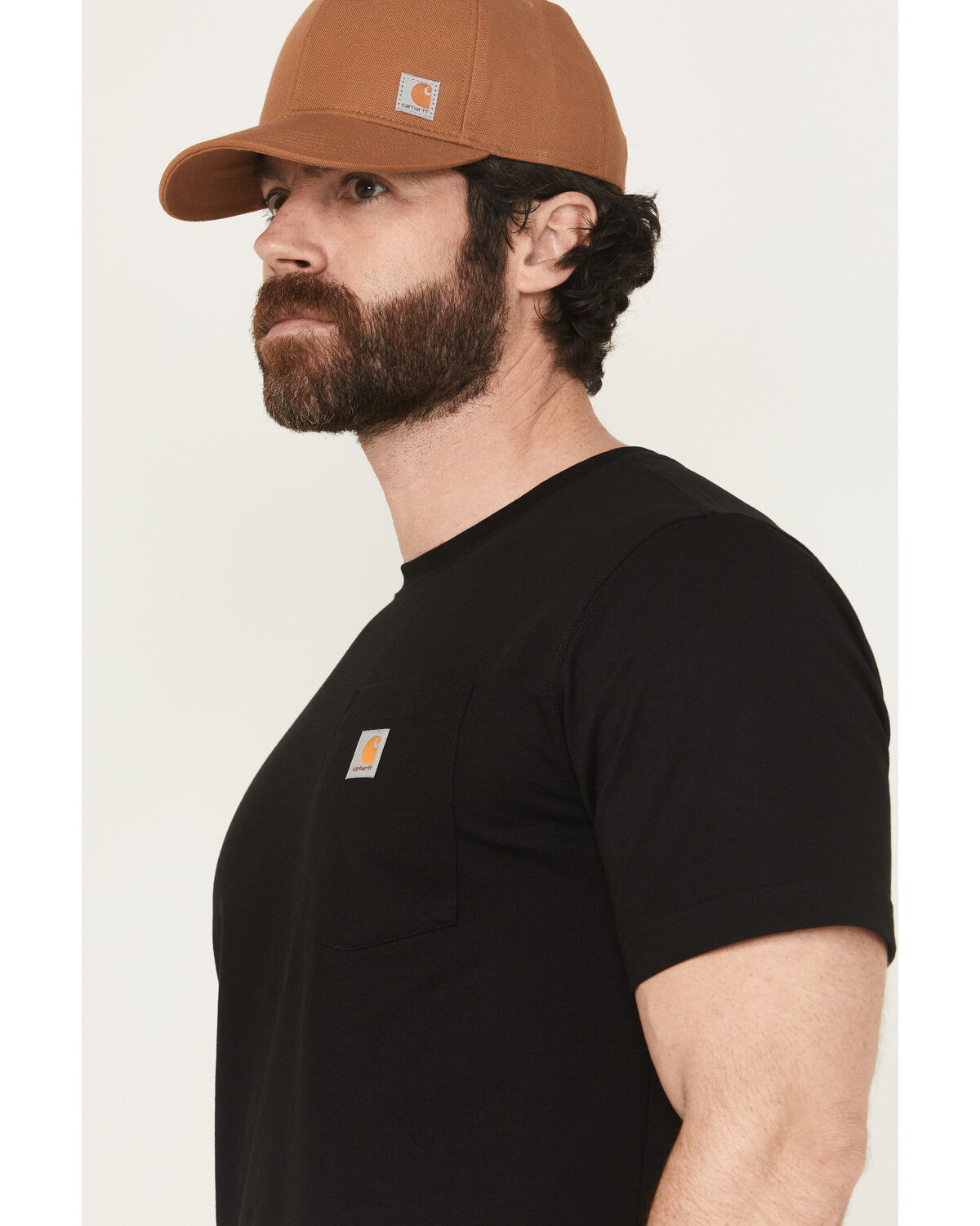 Image #4 - Carhartt Men's Relaxed Fit Lightweight Short Sleeve Pocket Graphic Work T-Shirt, Black, hi-res