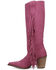 Image #3 - Dingo Women's Twister Suede Fringe Tall Western Boots - Snip Toe, Fuchsia, hi-res