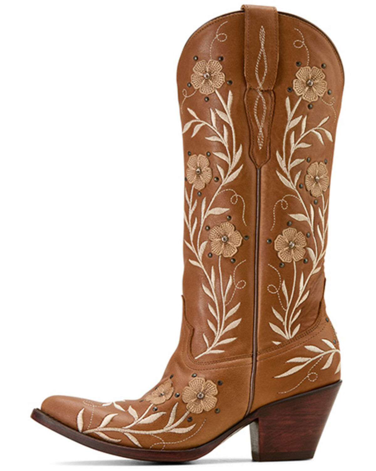 Image #2 - Ariat Women's Romance Tall Western Boots - Round Toe, Tan, hi-res