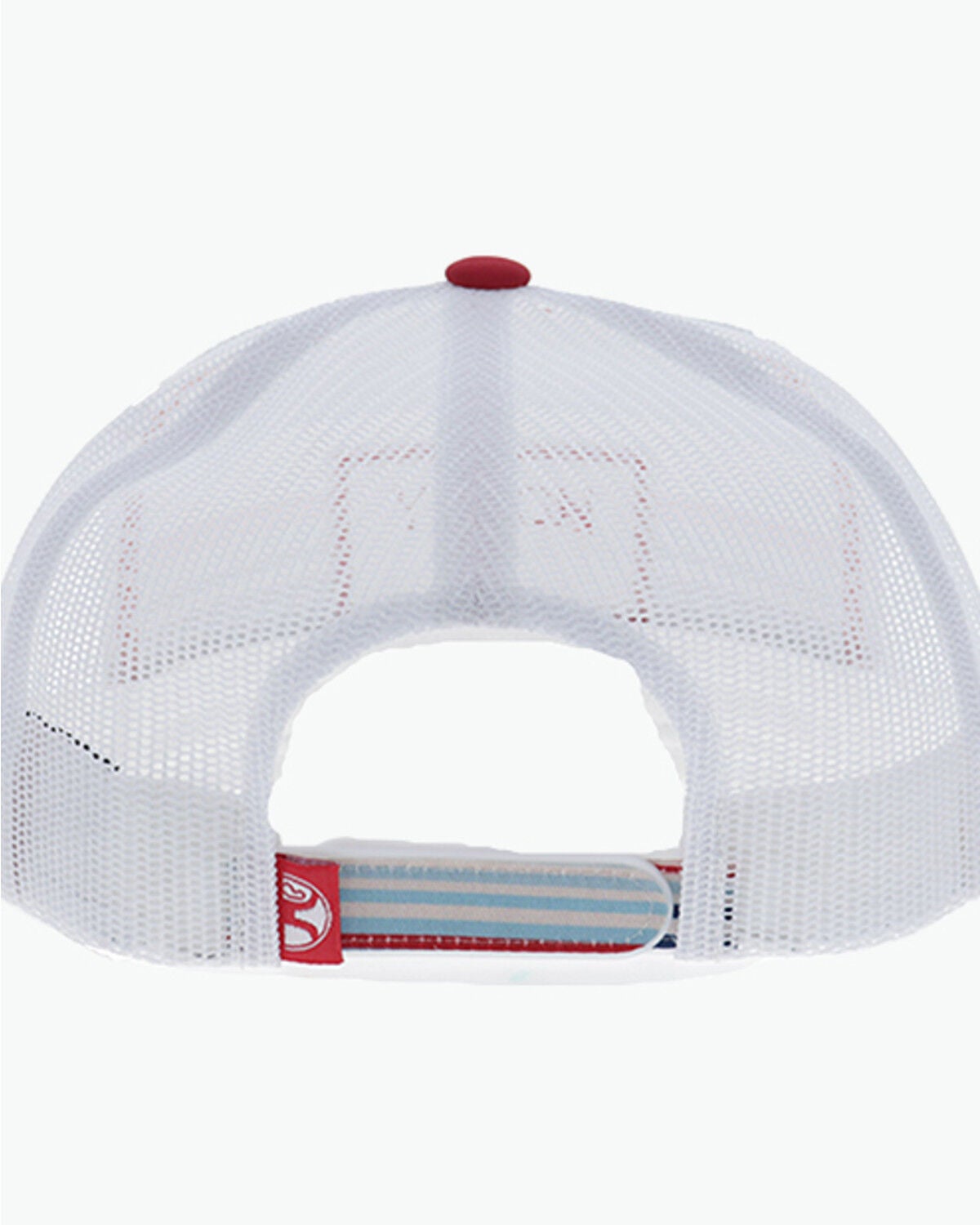Image #2 - Hooey Men's Doc Trucker Cap, Blue/white, hi-res
