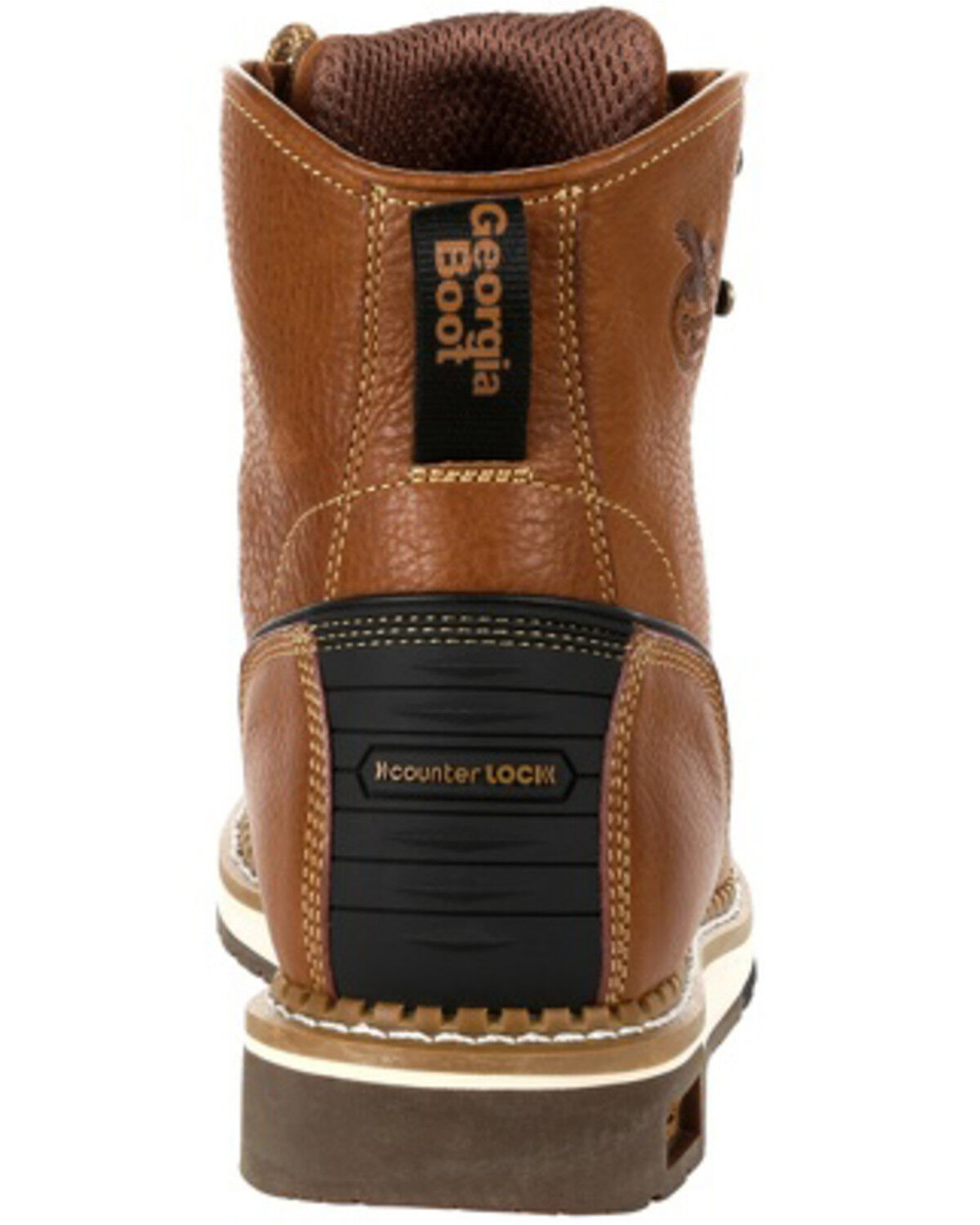 Image #4 - Georgia Boot Men's AMP LT Wedge Work Boots - Soft Toe, Brown, hi-res