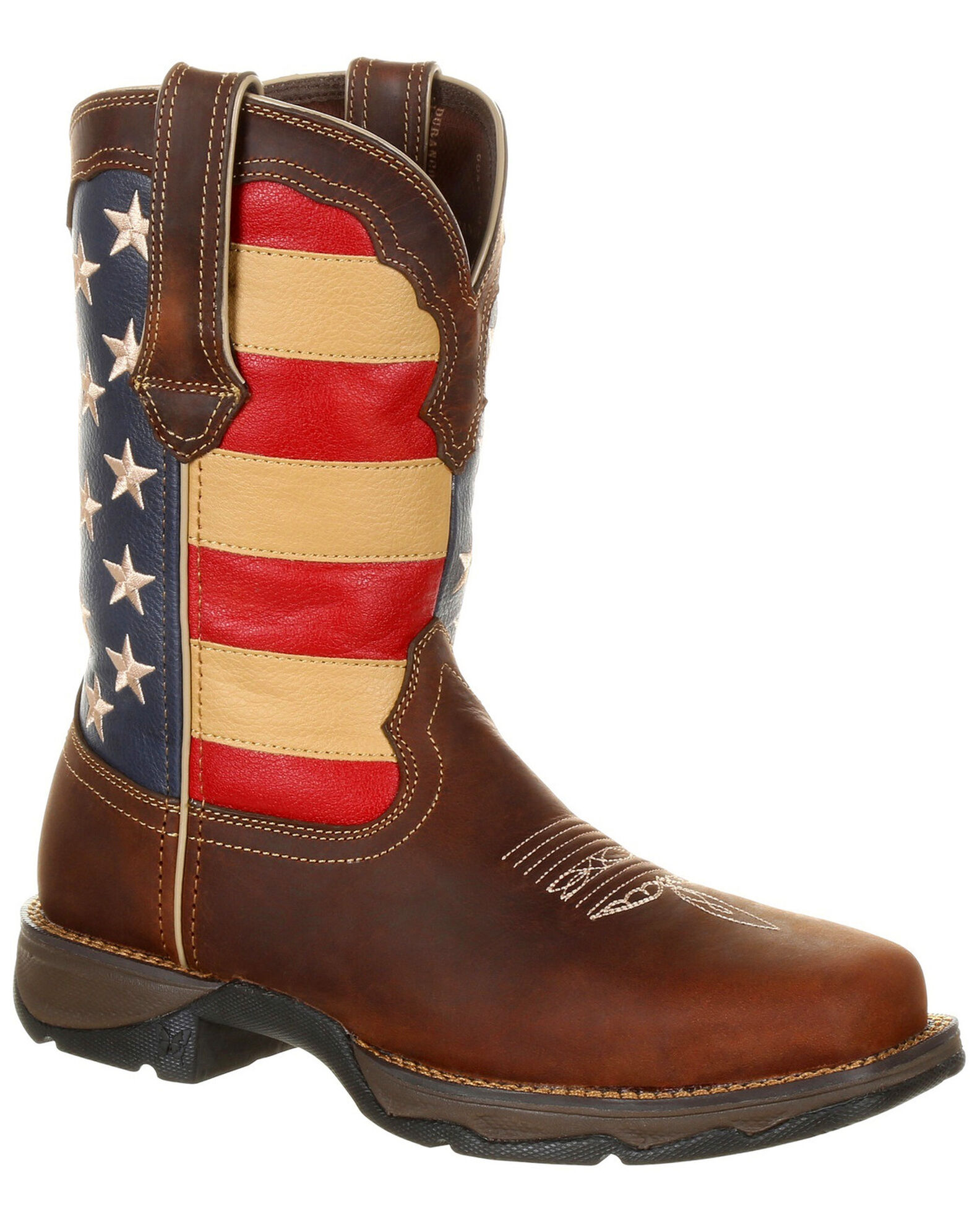 Durango Women s Lady Rebel Patriotic Flag Work Boots Steel Toe