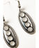 Image #3 - Shyanne Women's Boho Western Horseshoe and Feather Charm Earring Set - 3 Piece, Silver, hi-res