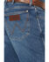 Image #4 - Wrangler Retro Men's 77MWZ Dark Wash Slim Bootcut Stretch Denim Jeans, Dark Wash, hi-res