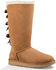 Image #1 - UGG Women's Chestnut Bailey Bow Tall II Boots - Round Toe , Brown, hi-res