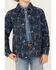 Image #3 - Rock & Roll Denim Boys' Cactus Print Shacket, Blue, hi-res