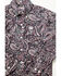 Image #2 - Cinch Toddler Boys' Paisley Print Long Sleeve Button-Down Western Shirt, Purple, hi-res
