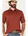 Image #2 - Wrangler Men's Solid Short Sleeve Performance Polo, Red, hi-res
